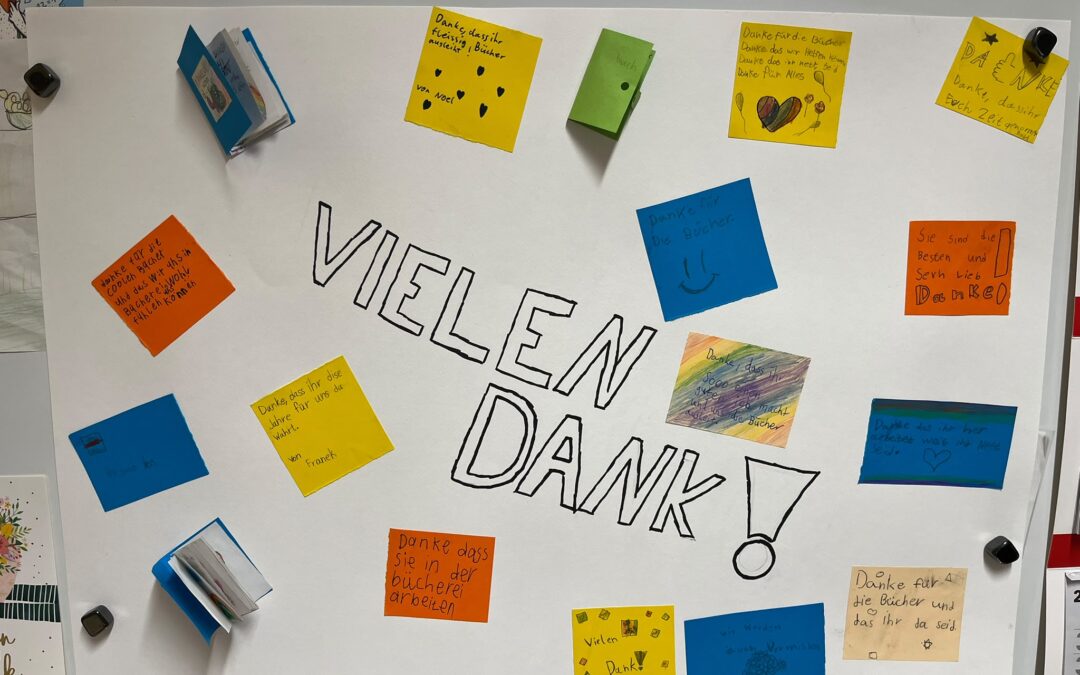 Dankeschön an alle Mitarbeiterinnen unserer Bücherei